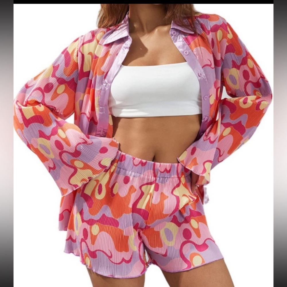 Women’s Y2K Flowy Set- top & bottom